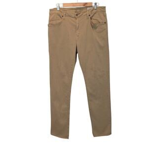 Aviator Men's Sz 38 Khaki Tan Pants Straight Fit Stretch Made in USA